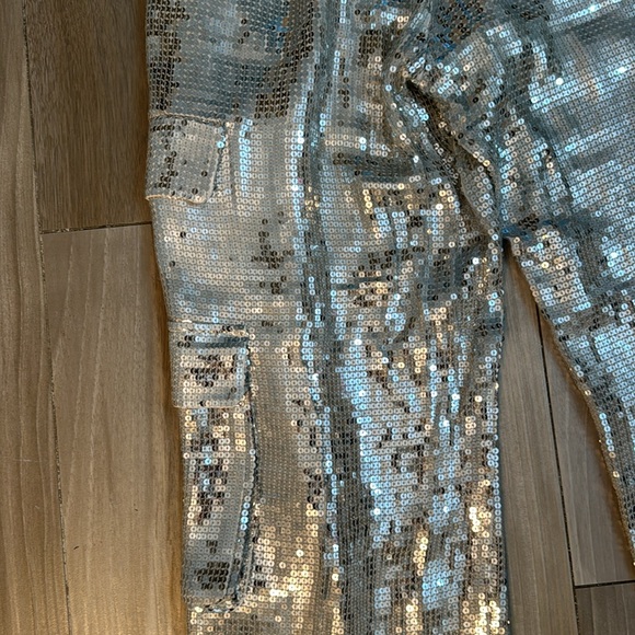 Alice and Olivia Sequin Pants Size 8 - Picture 13 of 13